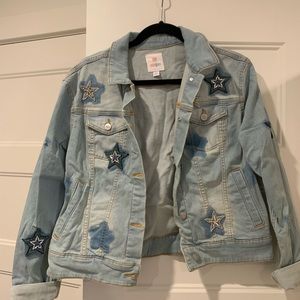 LuLaRoe custom denim jacket
